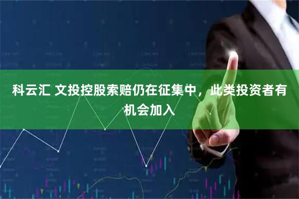 科云汇 文投控股索赔仍在征集中,此类投资者有机会加入