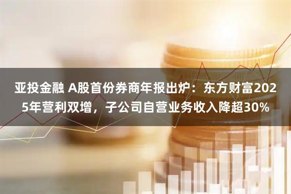 亚投金融 A股首份券商年报出炉：东方财富2025年营利双增，子公司自营业务收入降超30%